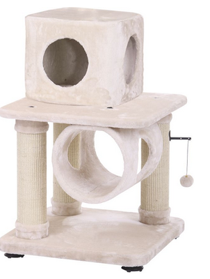 Nobby cat scratcher deon beige 58 x 58 x 87 5 cm, , medium