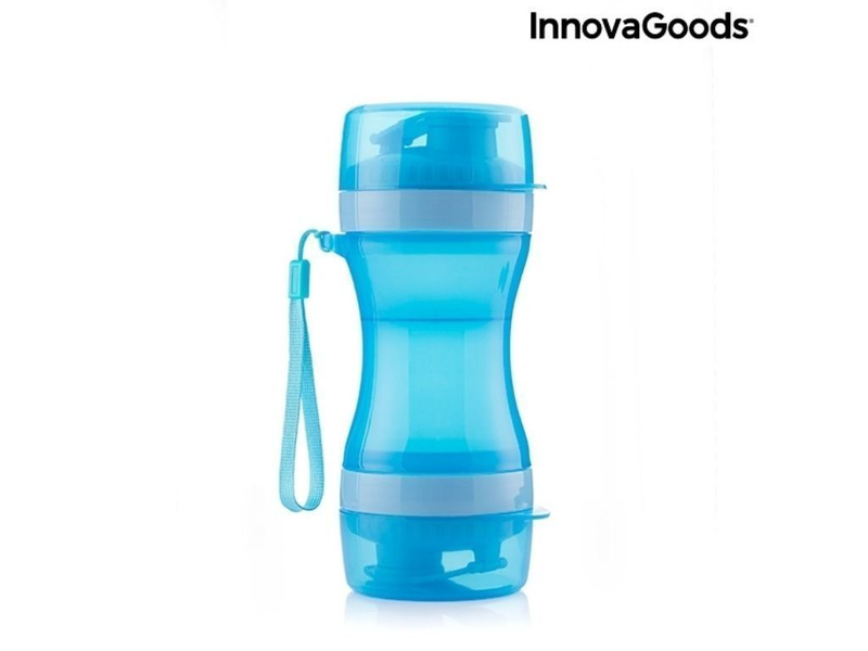 Innovagoods μπουκάλι κατοικιδίων με δοχεία νερού και τροφής 2 σε 1 v0103141, , medium-null