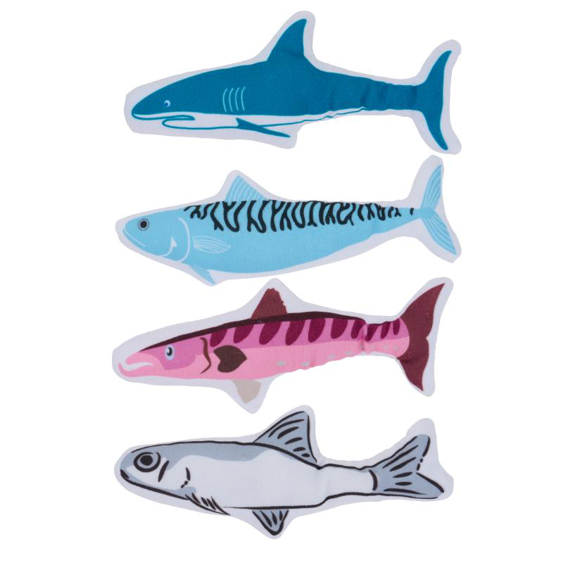 Product image: Maxxpro cat toy fish - assorted colors, , medium-null