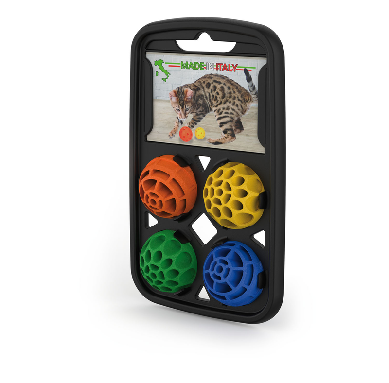 Georplast holder with 4 heavy plastic balls, , medium-null