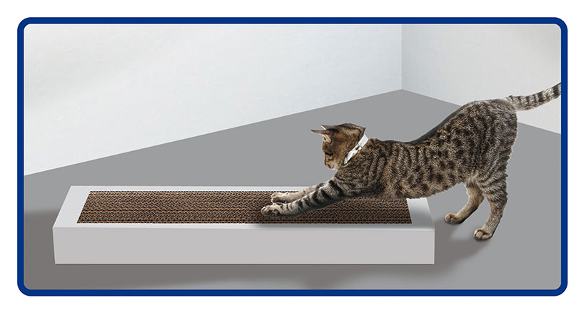 Geoplast graffio wall cat scraper, , medium-null