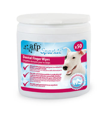 Afp sparkle dental finger wipes, , medium