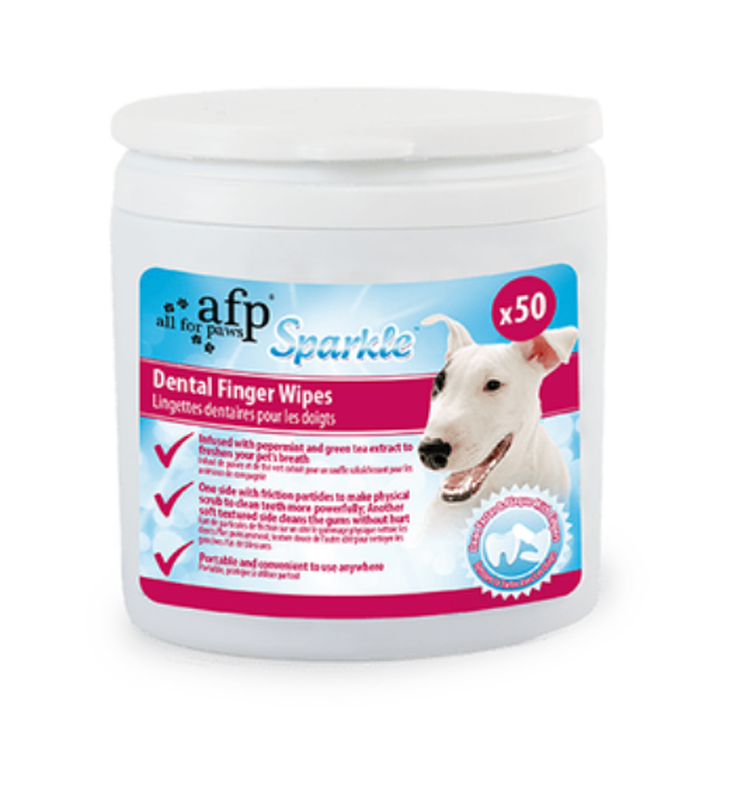 Afp sparkle dental finger wipes-null