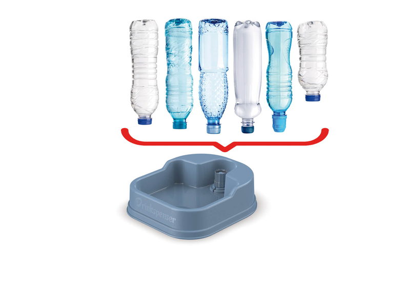 Water dispenser with bottle adapter-null