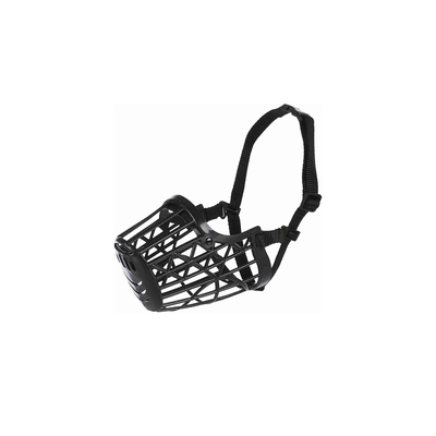 Muzzle plastic m black 20cm, , medium