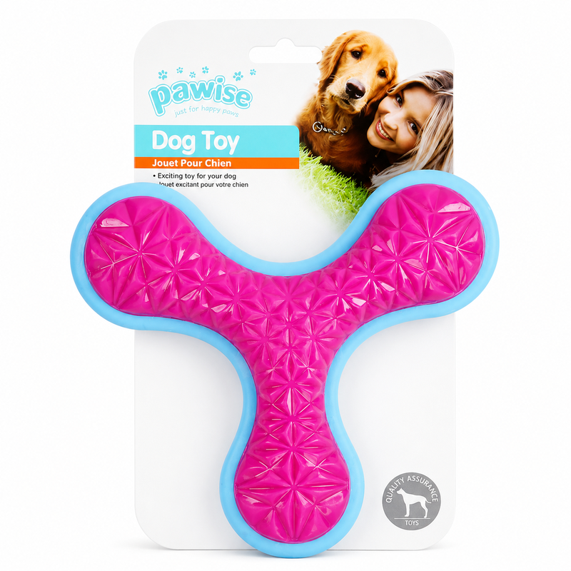 Pawise tri-flyer durable dog toy - 1gr-null