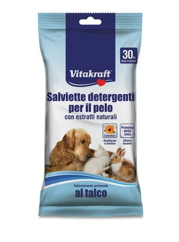 Vitakraft cleaning wipes for coat-null