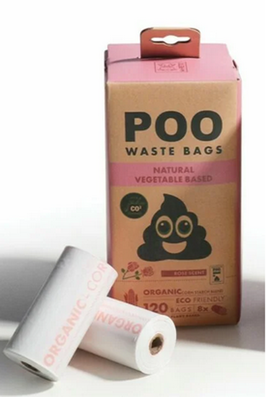 Product image: Poo dog waste bags rose scented, , medium-null