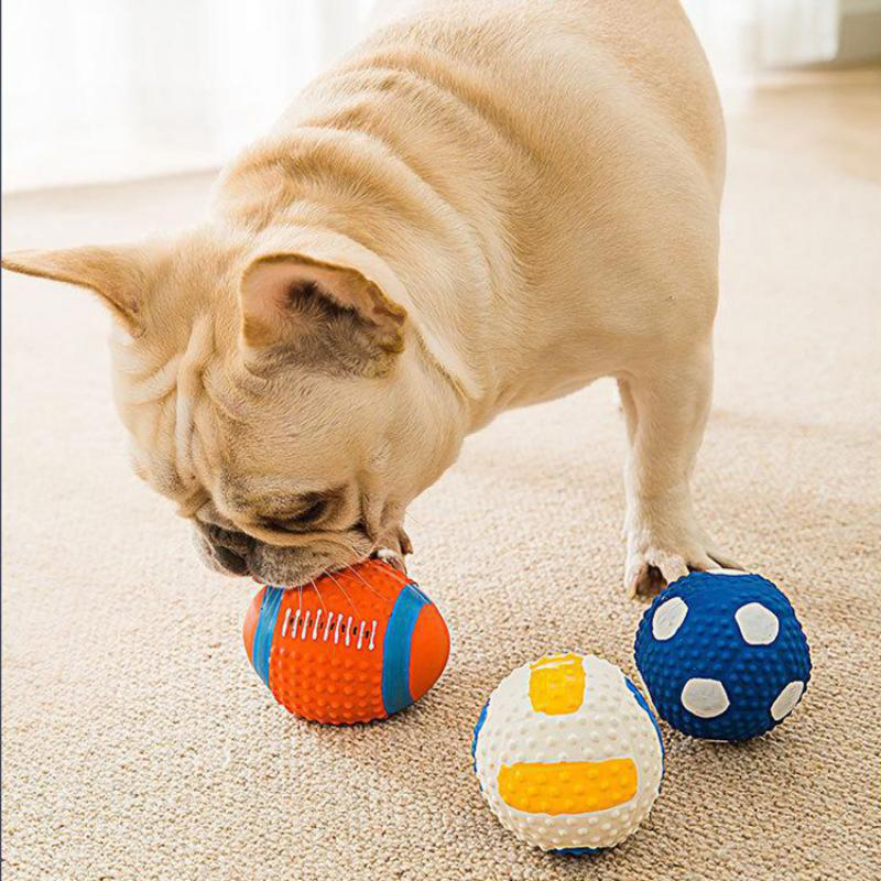 Squeaky ball toy for dogs-null