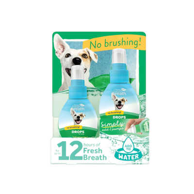 Tropiclean fresh breath drops for dogs, , medium