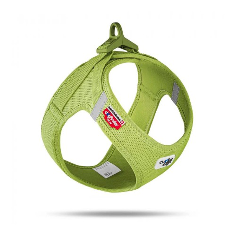 Curli vets harness Air-mesh clasp lime - xs, , medium-null