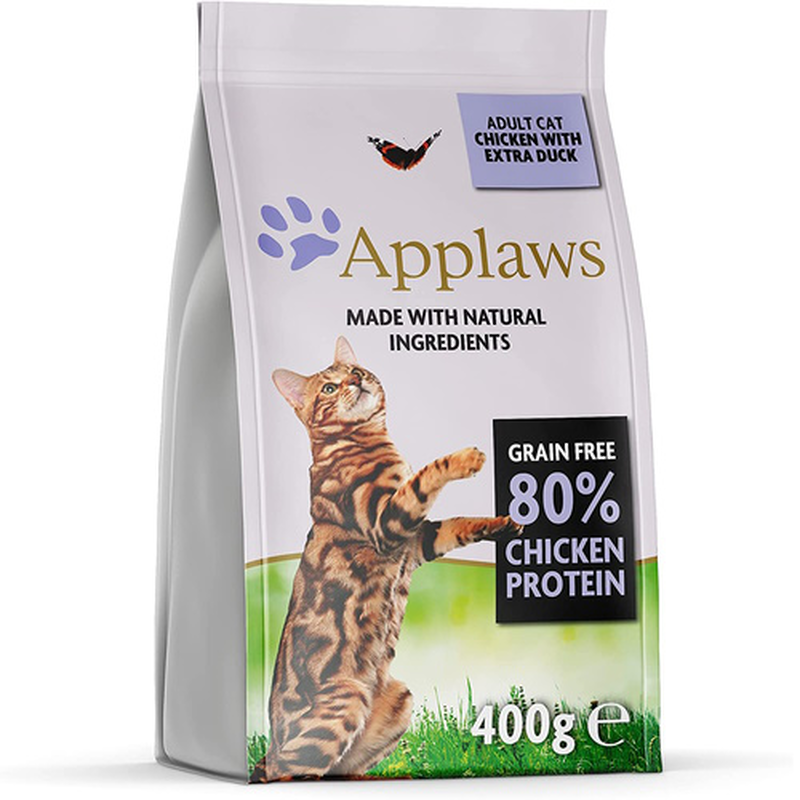 Dry cat food adult chicken&duck 400g-null