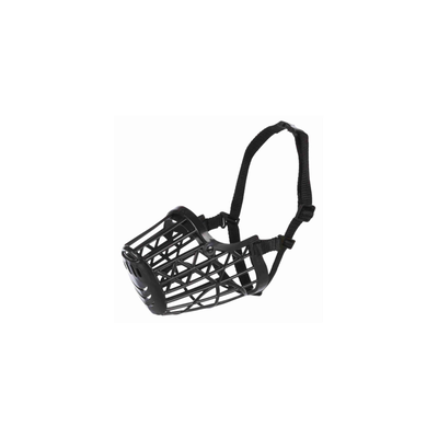 Muzzle plastic  l-xl black 36cm, , medium