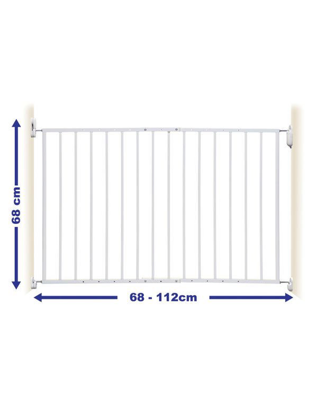 Dreambaby arizona gate white 68-112xh68cm, , medium-null