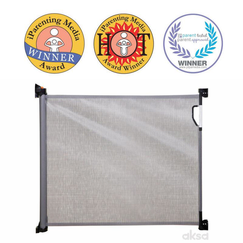 Dreambaby mesh safe gate 140cm grey, , medium-null