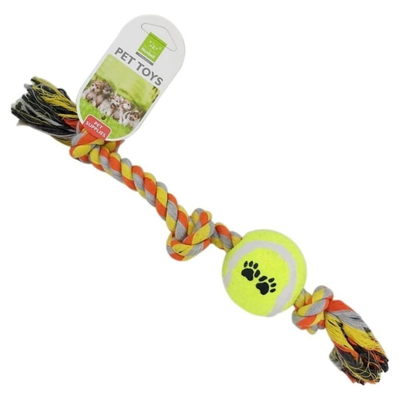 Μπάλα με σχοινί για σκύλους nunbell pet, , medium