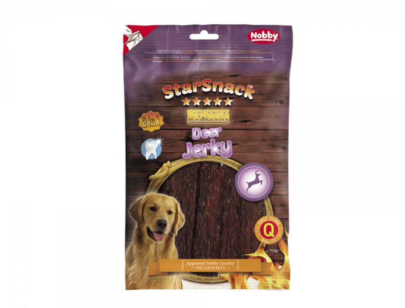 Nobby starsnack bbq deer jerky - 113gr-null