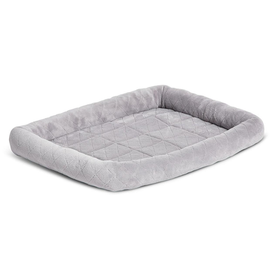 Midwest quiet time deluxe diamond stitch pet bed, , medium
