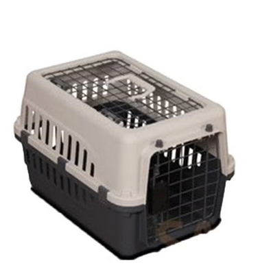 Plastic pet carrier top and front door, , medium