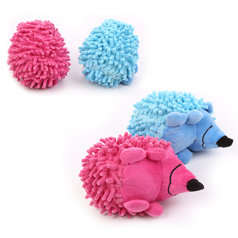 Sound squeaky mop velvet hedgehog-null