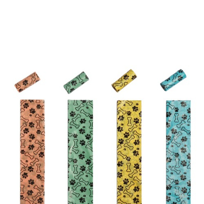 Organig doggy bags 60pcs - assorted colors, , medium