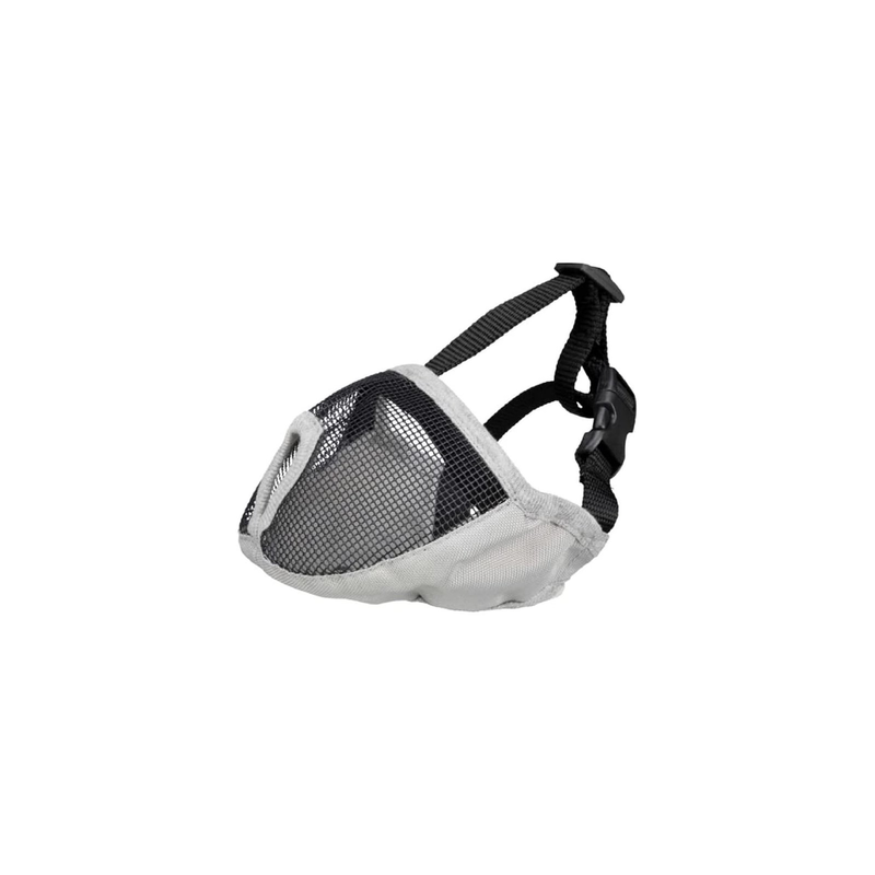 Product image: Muzzle for short nosed breeds polyester size xs-s 15xm grey, , medium-null