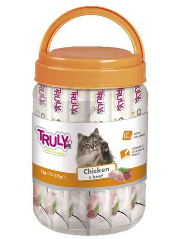 Truly lickables chicken and beef variety pack - 420gr-null