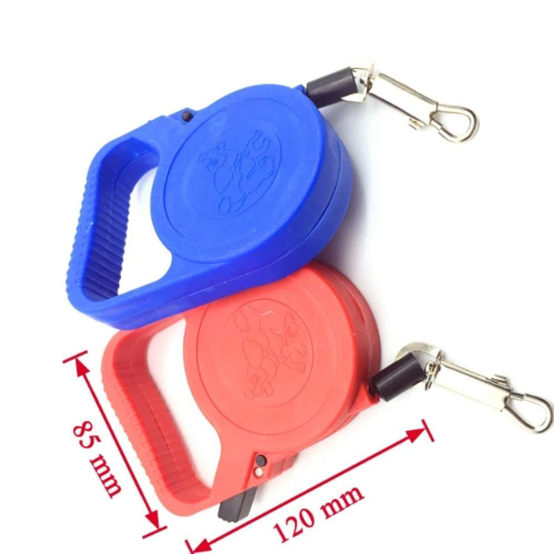 Product image: Πτυσσόμενο λουρί/οδηγός σκύλου ιμάντας 3m έως 18kg μπλε, , medium-null