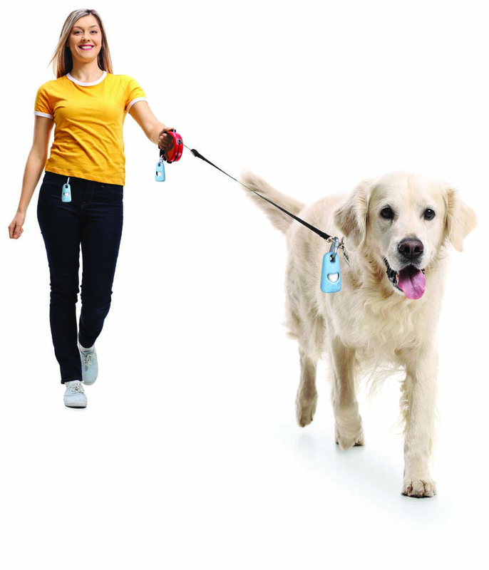 Poop bags holder with 1 roll (15 bags)-null