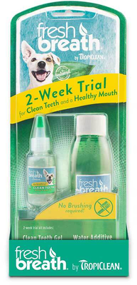 Tropiclean fresh breath dental trial kit, , medium