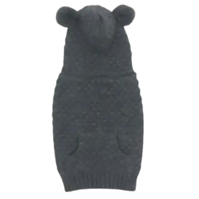 Nayeco teddy hoodie dark grey - 45cm, , medium