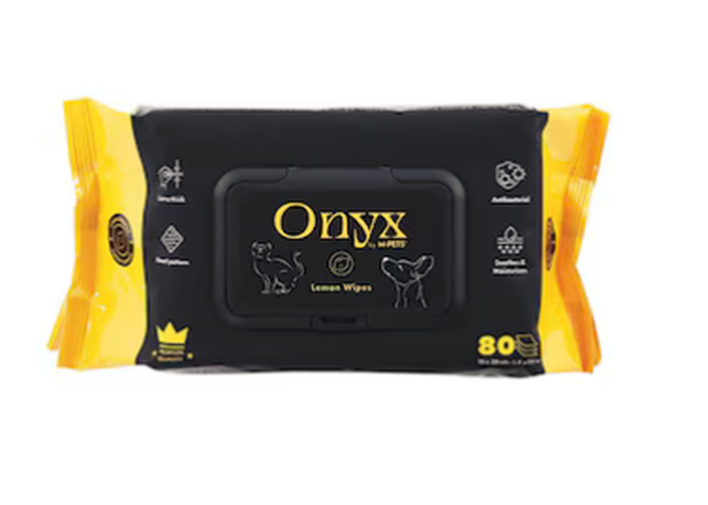 M-pets onyx lemon scented pet wipes-null