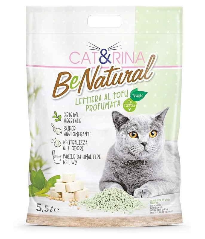 Cat & rina benatural tofu cat litter &lambda;&iota;&tau;&rho;&alpha; 10l-null