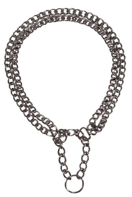 Choke chain double row with strain relief 40cm/2mm, , medium