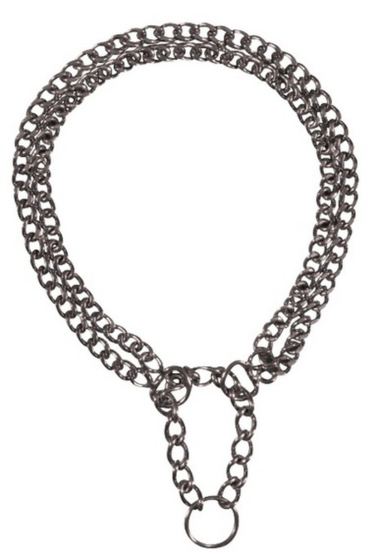 Choke chain double row with strain relief 40cm/2mm, , medium-null