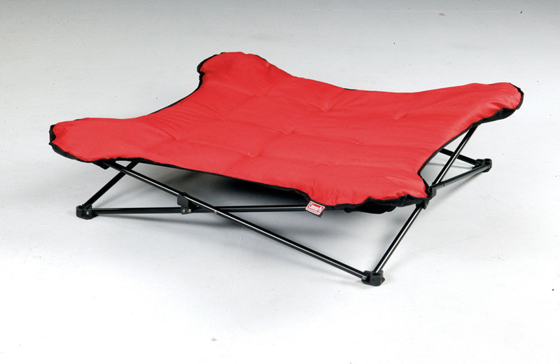 Coleman dog's bone lounger in red colour, , medium-null