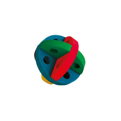 Play and snack ball wooden 8cm, , medium