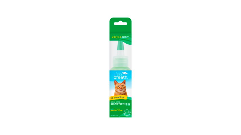 Tropiclean fresh breath no brushing dental gel for cats-null