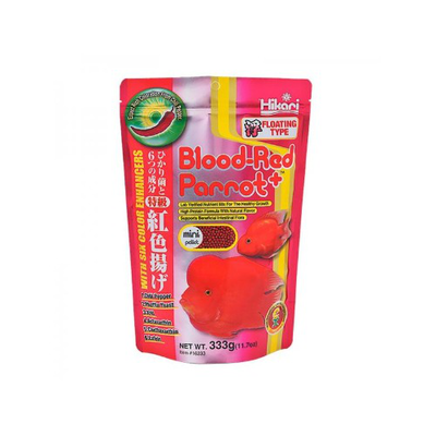 Hikari blood red parrot+ fish food, mini pellets 333gr, , medium