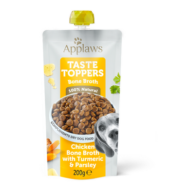 Applaws chicken bone broth with turmeric parsley - 200gr, , medium