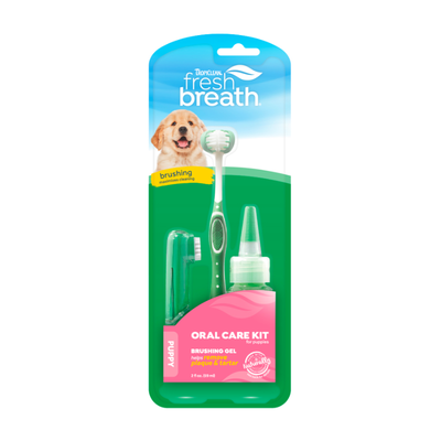 Fresh breath oral care kit for puppies - 100gr, , medium
