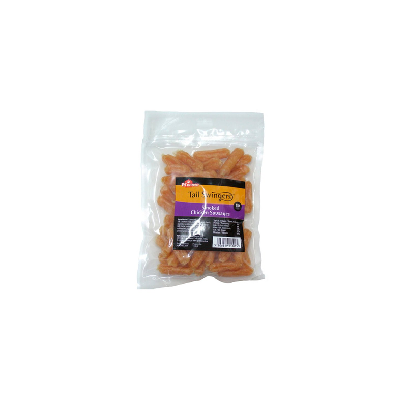 Tail swingers smoked chicken sausages 375gr-null