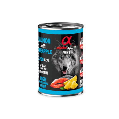 Alpha spirit salmon and pineapple - 400gr, , medium