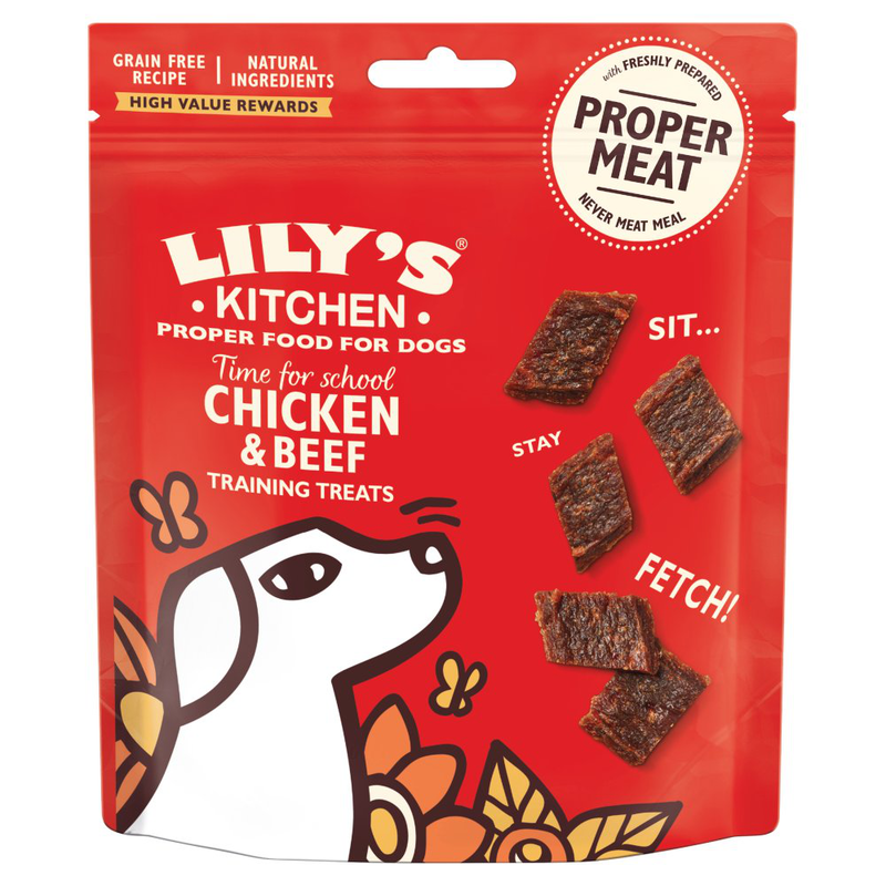 Product image: Lily's kitchen time for school chicken & beef training treats - 70gr-null