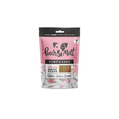 Pooch  mutt dental chew sticks calming 251gr, , medium