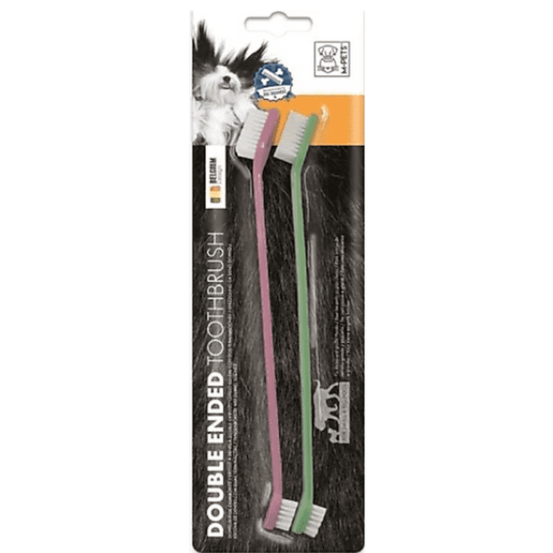 M-pets - double ended toothbrush, , medium-null
