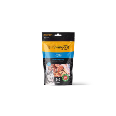 Tail swingers rolls chicken with fish 100gr, , medium