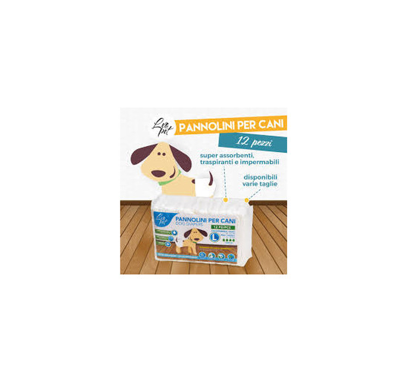 Product image: Leo pet male diapers 12pcs l 16-25kg, , medium-null