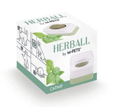 M-pets herball catnip ball green, , medium