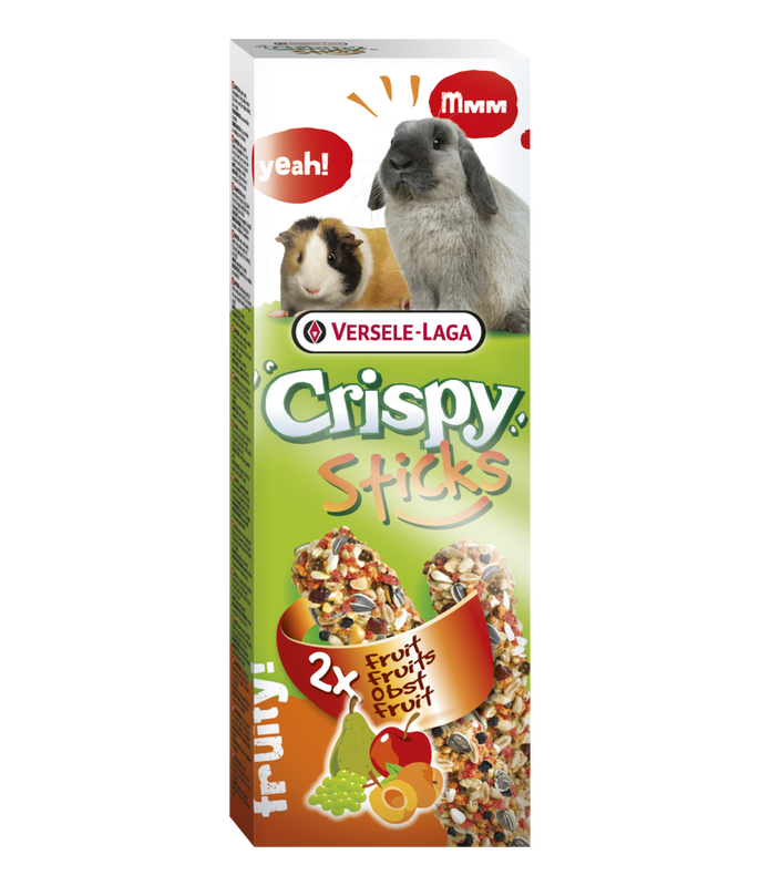 Versele laga crispy sticks rabbits-guinea pigs fruit &sigma;&upsilon;&sigma;&kappa;&epsilon;&upsilon;&alpha;&sigma;&iota;&alpha; 110g, , medium-null